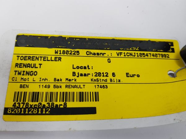 Obrotomierz Renault Twingo 2 8201128112