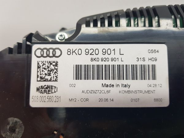 Licznik Obrotomierz Nowy Oryginał Audi A4 B8 8K0920901L 24815
