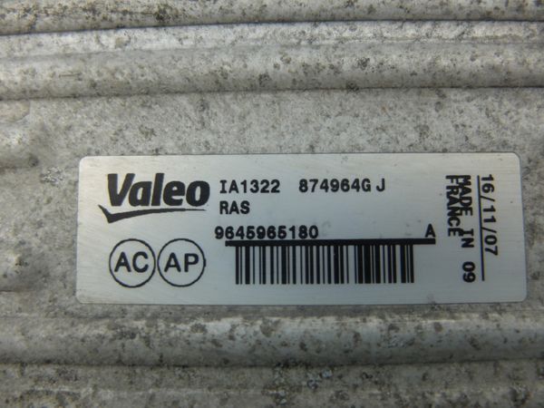 Chłodnica Powietrza Citroen Peugeot 9645965180 Valeo