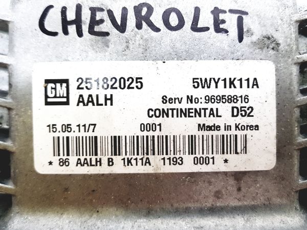 Sterownik 25182025 5WY1K11A 96958816 Chevrolet Continental D52 5005