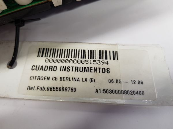 Licznik Obrotomierz Citroen C5 Lift 9655608780 25864