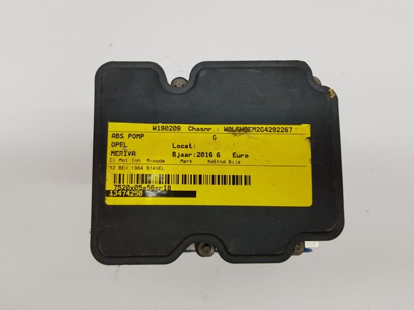 Pompa Abs Opel Meriva 13474250 0265254507 Bosch