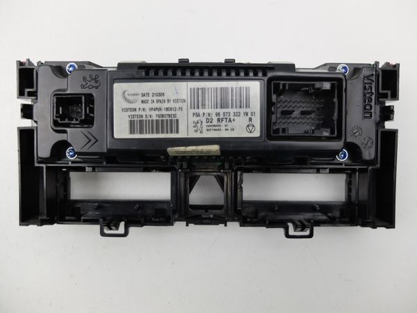 Panel Klimatyzacji Peugeot 407 96573322YW Visteon