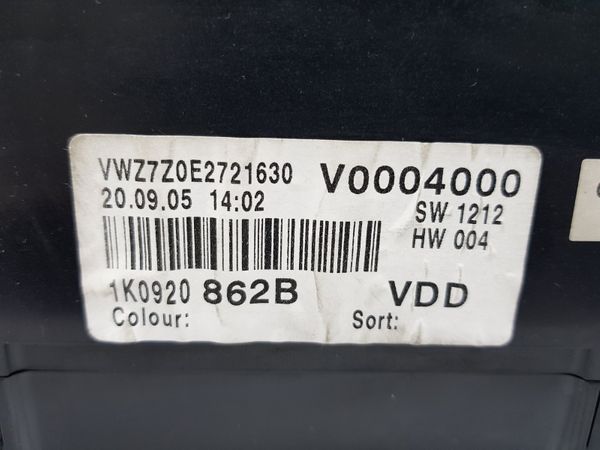 Licznik Obrotomierz VW Golf MK5 1K0920862B 24158