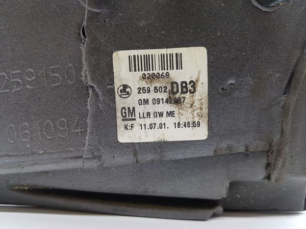 Lusterko Prawe Opel Astra G 259 502 DB3  09142087 1691