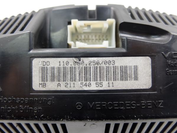 Licznik Obrotomierz Mercedes E W211 A2115405511 110080250003