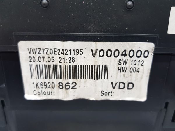 Licznik VW Golf MK5 GTI 1K6920862 110080298010