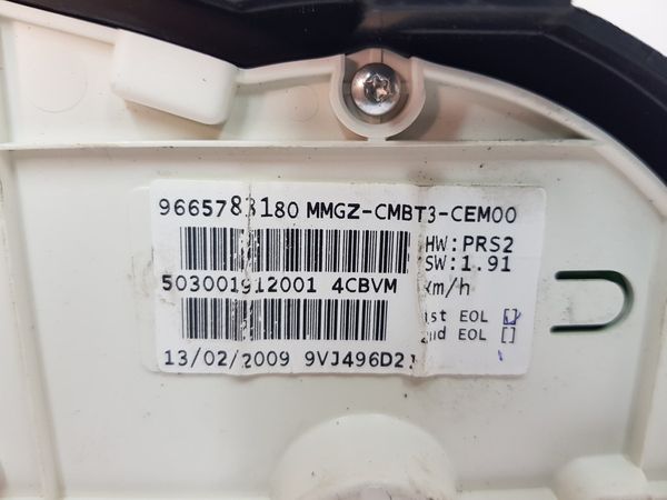 Licznik Peugeot 206+ 9665783180 503001912001