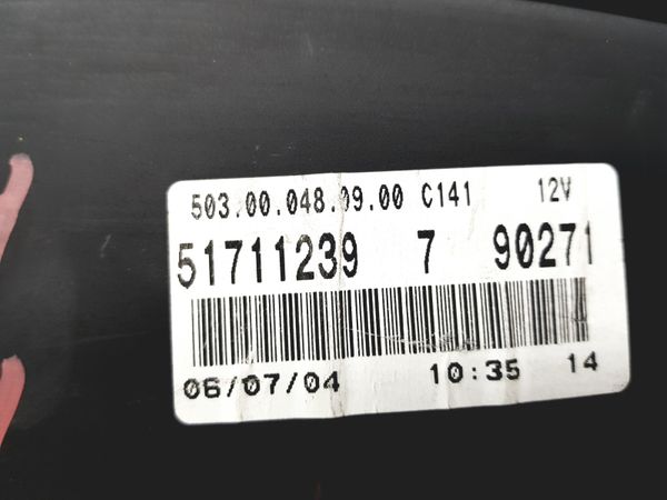 Licznik Obrotomierz Fiat Panda 51711239 503000480900 29388