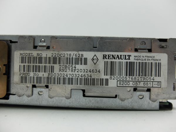 Radio Cd Renault Clio 2 8200057681 22DC278/62B