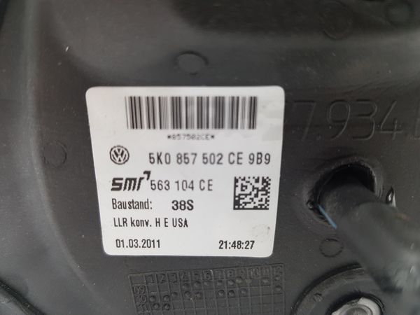 Lusterko Prawe VW Golf 6 5K0857502 563004 021025 1852 6 PIN