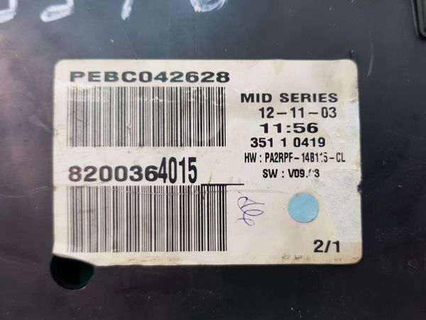 Licznik Renault Megane II 8200364015 4762