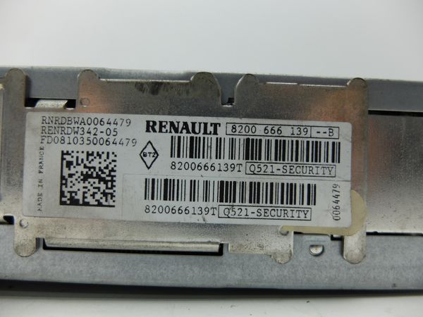 Radio Cd Mp3 Renault Clio 3 Modus 8200666139 --B