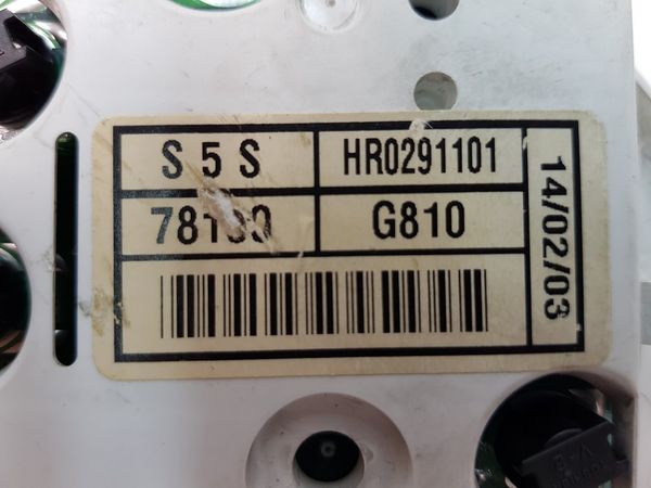 Licznik Obrotomierz Honda Civic HR0291101