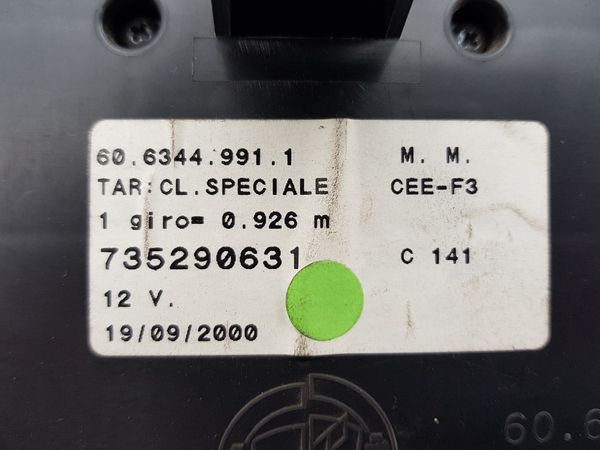 Licznik Fiat Seicento 735290631 6063449911 