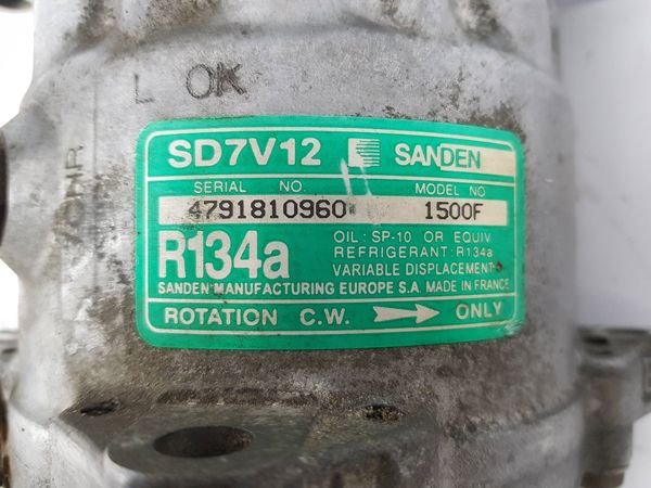 Kompresor Klimatyzacji Citroen Peugeot SD7V12 1500F 6453N1 Sanden 7085