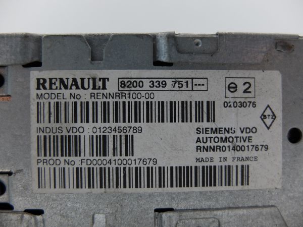 Nawigacja Renault Espace 4 8200339751 RENNRR100-00 Carminat