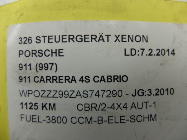 Przetwornica Xenon Porsche 99763128301 39000-17138 Koito