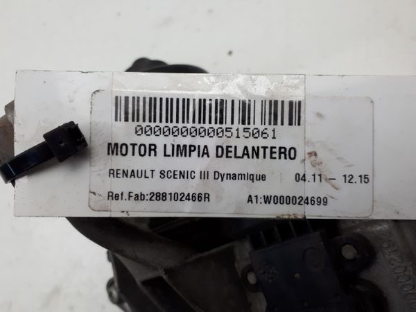 Mechanizm Wycieraczek Lewy Renault Scenic 3 288102466R W000024699 Valeo