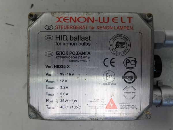 Przetwornica Xenon -WELT HID35-X BMW 5 E39 8387114 