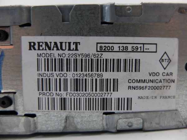 Nawigacja Renault 8200138591 Carminat navigation