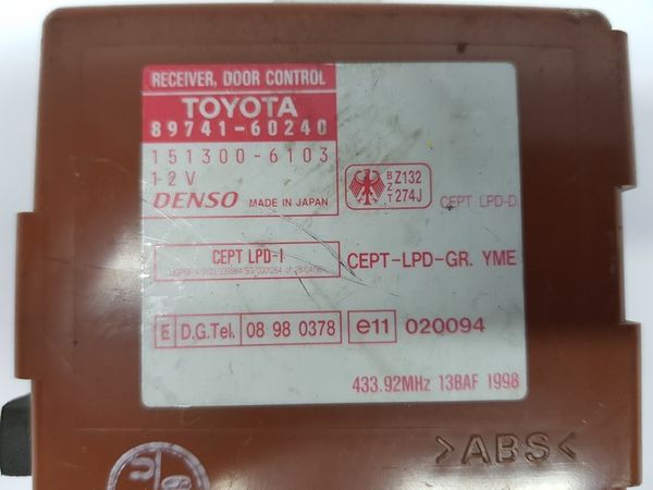 Sterownik Moduł Toyota 89741-60240 151300-6103 Denso 
