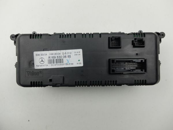 Panel Klimatyzacji Mercedes W169 A1698300685