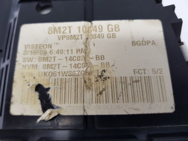 Licznik Obrotomierz Ford S-Max 8M2T10849GB
