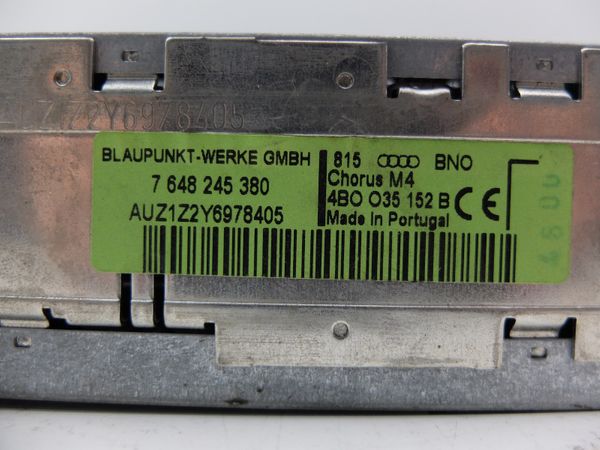 Radio Kasetowe Audi Chorus 4B0035152B 7648245380 Blaupunkt