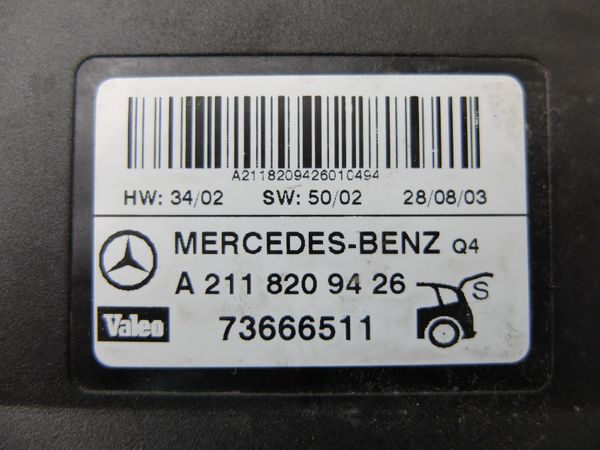 Sterownik Zamka Tył Mercedes-Benz E W211 A2118209426 73666511