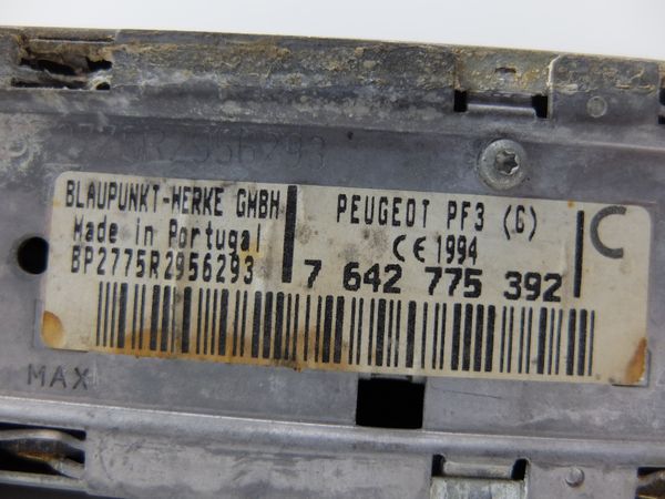 Radio Kasetowe Peugeot 306 7642775392 PF3 Blaupunkt