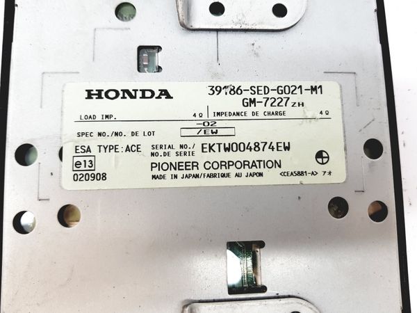 Wzmacniacz Audio 39186-SED-G021-M1 GM-7227  Honda