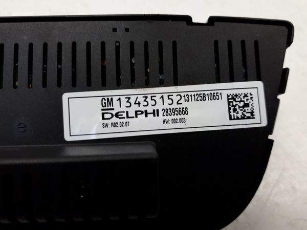 Panel Klimatyzacji Opel Astra J 13435152 28395668 Delphi