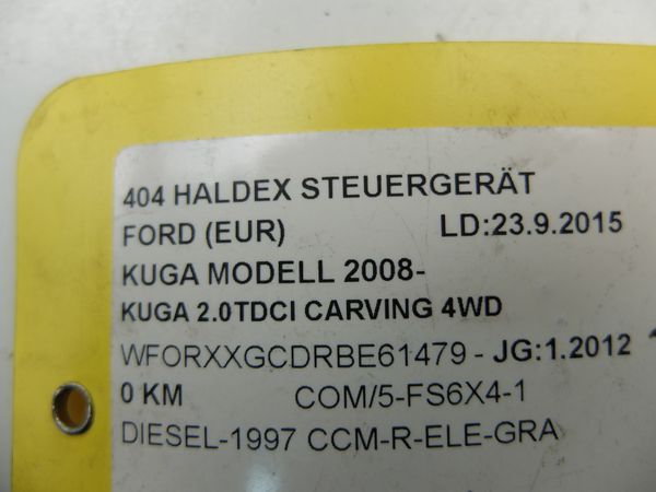 Sterownik HALDEX Ford Kuga 5WP33531-02 114793-01 Continental