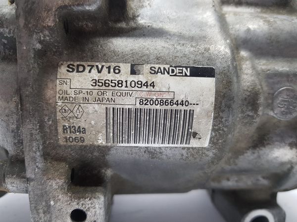 Kompresor Klimatyzacji Renault Dacia 8200866440 SD7V16 1069 Sanden 7211
