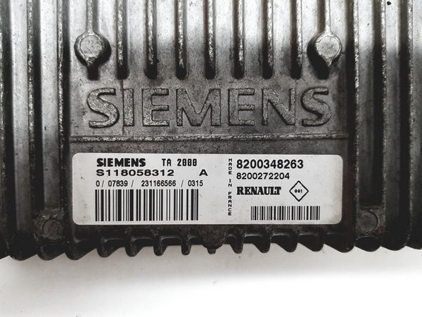 Sterownik S118058312A 8200348263 8200272204 Renault Siemens 10453