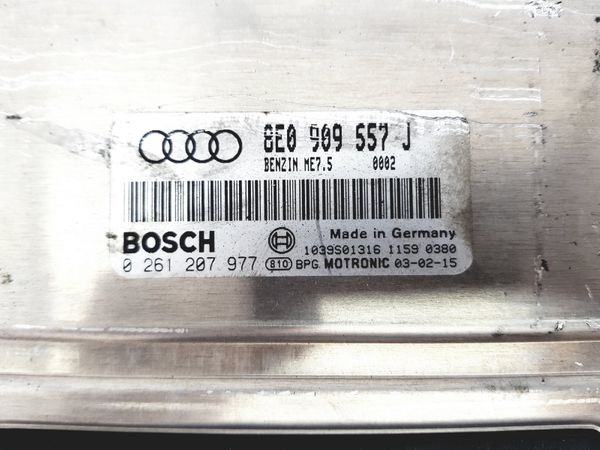 Sterownik 8E0909557J 0261207977 Audi Bosch