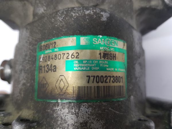 Kompresor Klimatyzacji Renault 7700273801 SD6V12 1416H Sanden 7189