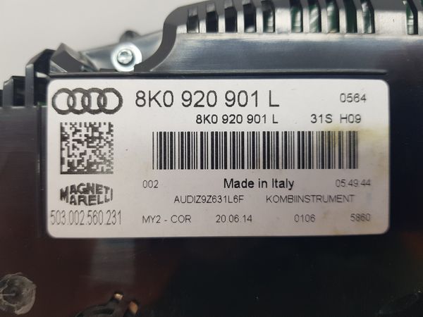 Licznik Obrotomierz Nowy Oryginał Audi A4 B8 8K0920901L 24813