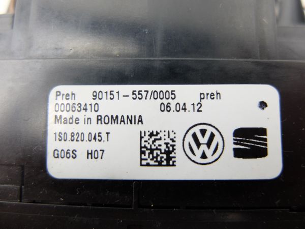 Panel Nawiewu 1S0820045T VW UP Seat Mii Skodo Citigo