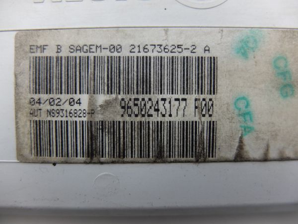 Wyświetlacz Radia Citroen C5 9650243177 Sagem
