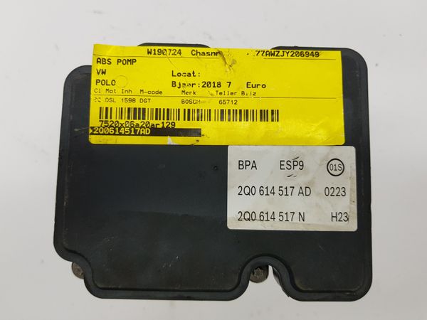 Pompa Abs VW Polo 2Q0614517AD 0265259838 Bosch 24249