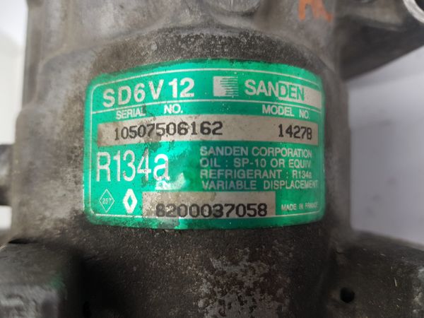 Kompresor Klimatyzacji SD6V12 1427B 8200037058 Sanden Renault 7191