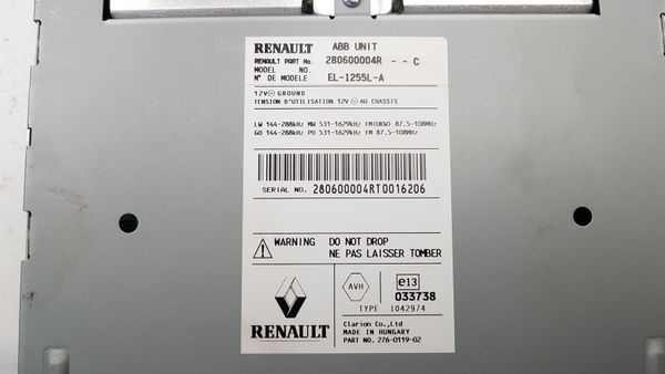 Nawigacja Renault Laguna 3 280600004R --C EL-1255L-A