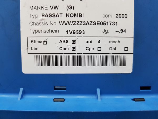 Panel Nawiewu 9BG72496100 3A0907044 VW Passat B4