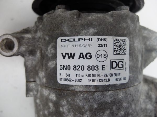Kompresor Klimatyzacji 5N0820803E 01140562 VW Seat Skoda Delphi