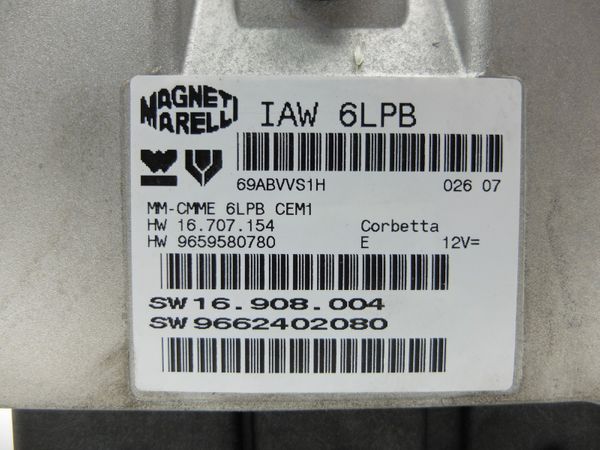 Sterownik C4 Picasso 9662402080 IAW 6LPB 1,8 16V Citroen Magneti Marelli