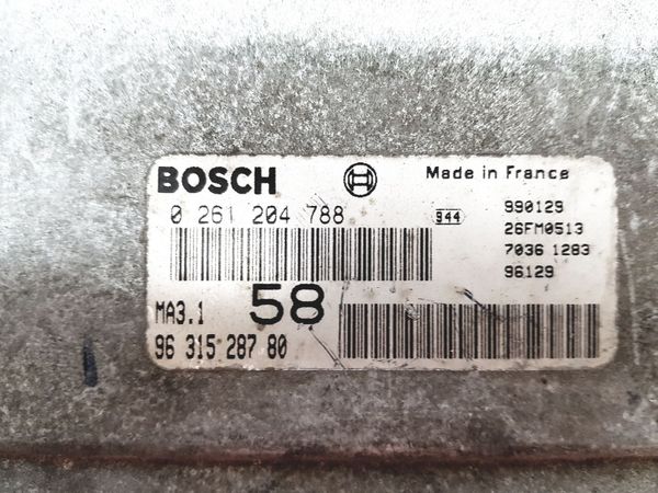 Sterownik 0261204788 9631528780 26FM0513 MA3.1 PSA Bosch 9218