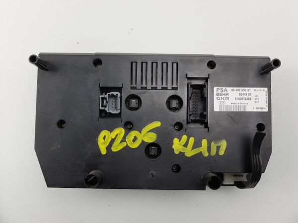 Panel Klimatyzacji Peugeot 206 96430550XT GKR 10547