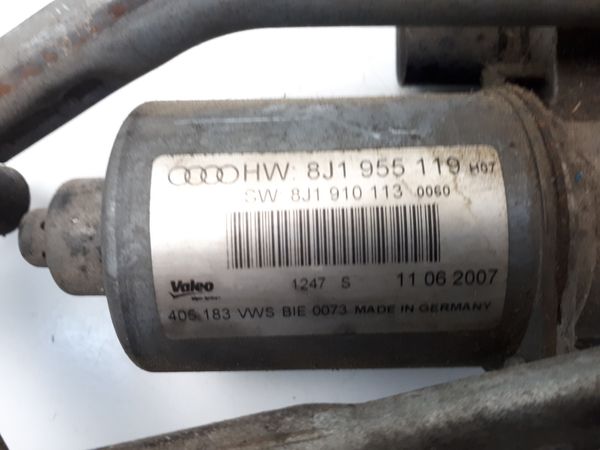Mechanizm Wycieraczek Audi TT 8J1955119 8J1910113 Valeo